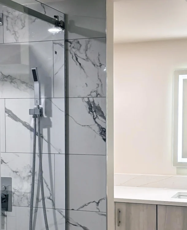 Olivier and Barbara's Basement Bathroom renovation in Ottawa — project photo 01
