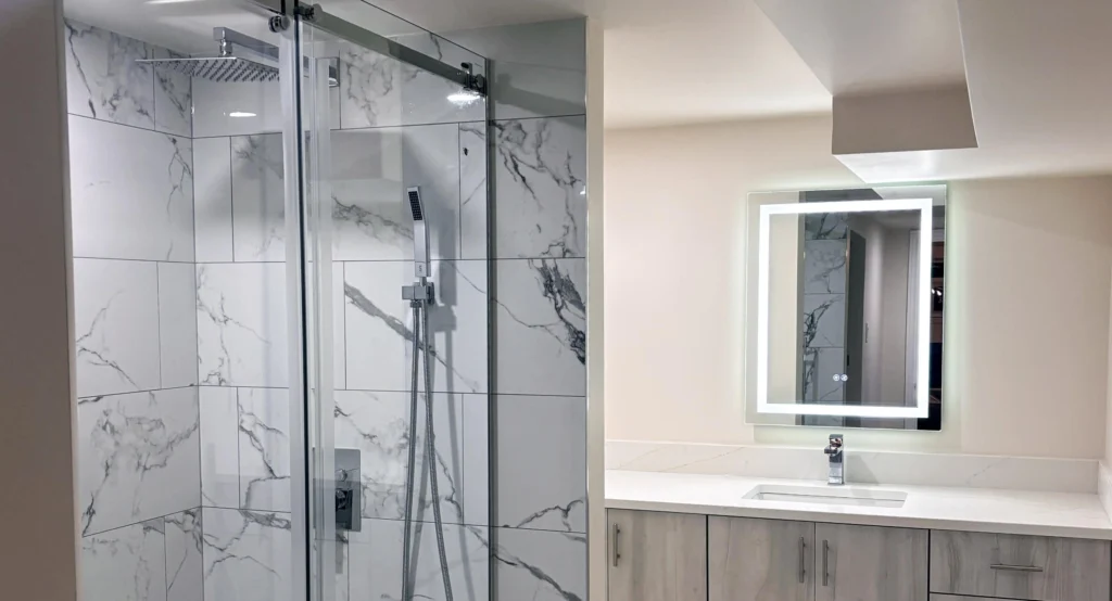 Olivier and Barbara's Basement Bathroom renovation in Ottawa — project photo 02